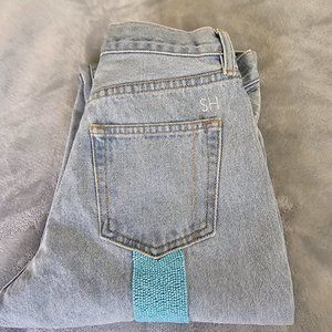 Still Here NY Beaded Jeans. Reduced to sell!!